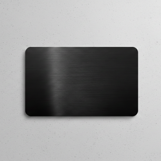 Alüminyum Metal Kartvizit – 86 x 54 mm (Yuvarlak Köşe) | Kişiye Özel Tasarım