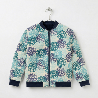 Çift Taraflı Giyilebilen Kız Çocuk Polar Ceket